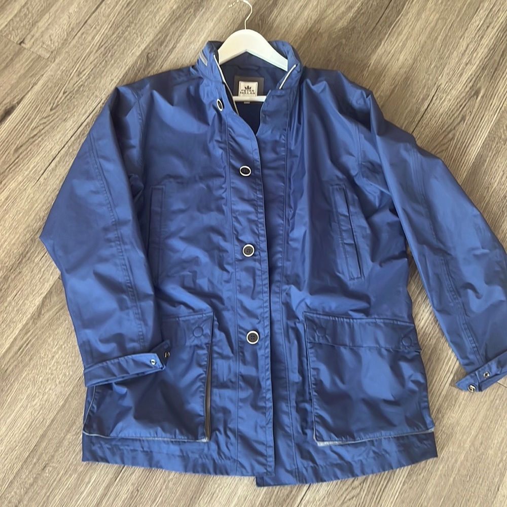 Peter Millar Mens rain jacket size Large